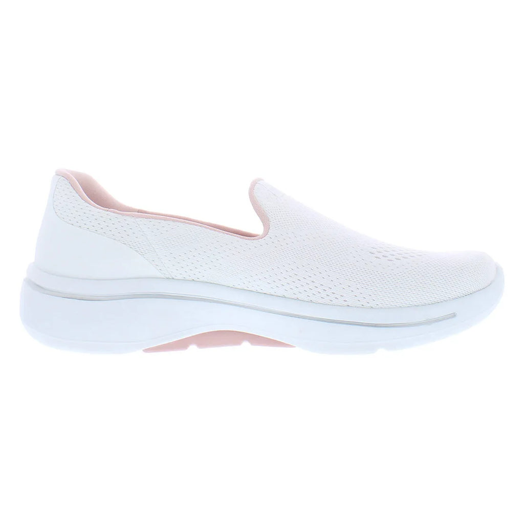 For Women's Go Walk Arch Fit High Top Sporty Luxury Shoes White/Light Pink High Arch Soft Mesh Solid Fashion