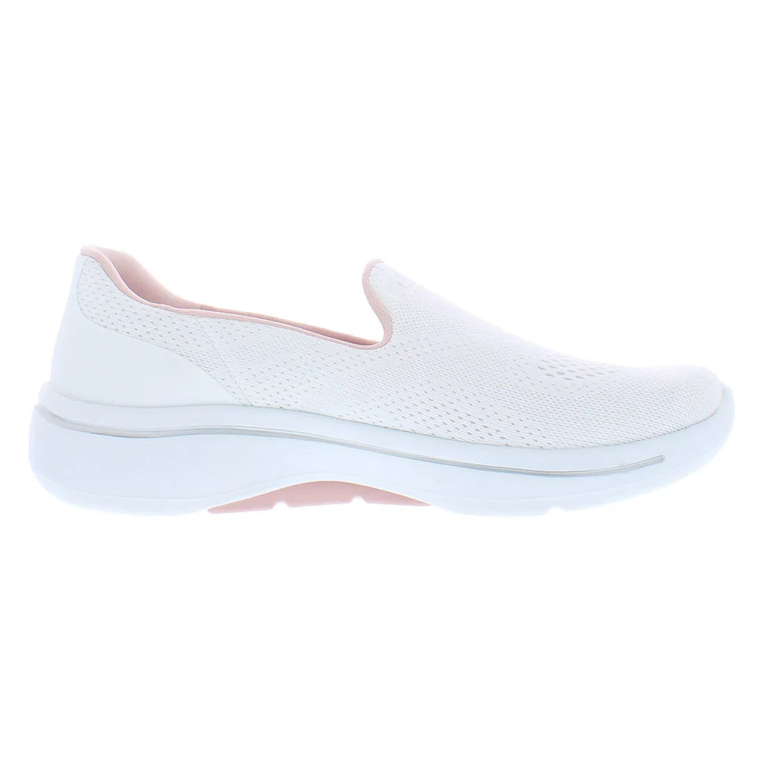For Women's Go Walk Arch Fit High Top Sporty Luxury Shoes White/Light Pink High Arch Soft Mesh Solid Fashion