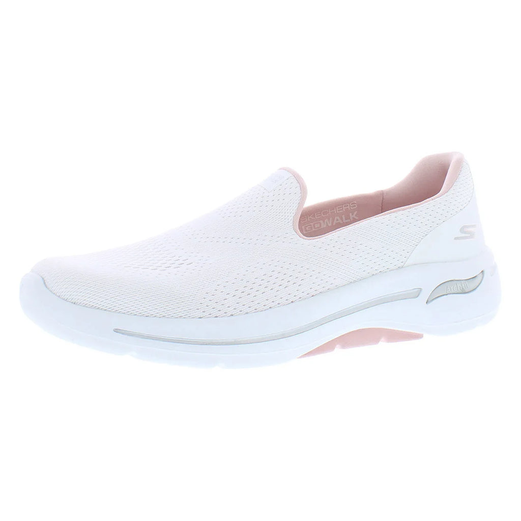 For Women's Go Walk Arch Fit High Top Sporty Luxury Shoes White/Light Pink High Arch Soft Mesh Solid Fashion
