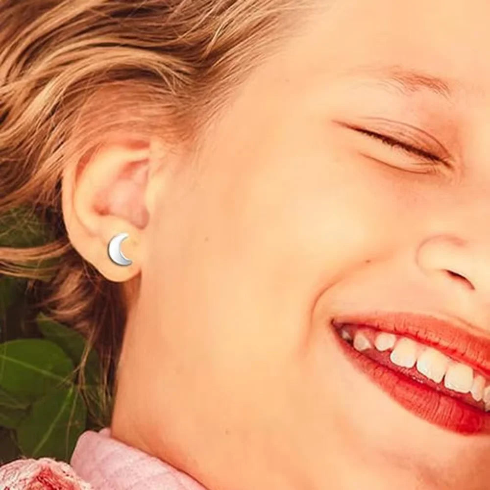 11 Piece Geometric Stainless Steel Stud Earrings Set Minimalist Modern Luxury Elegant Unisex Daily Versatile Jewelry Accessories
