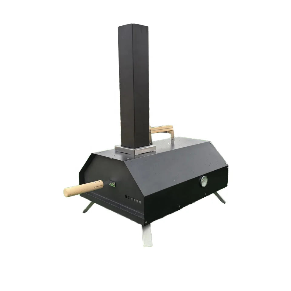 Flash Sale Item Modern Portable Iron Wood Pellet Pizza Oven with Outdoor BBQ Grill Powder Coated for Backyard Baking Promotion