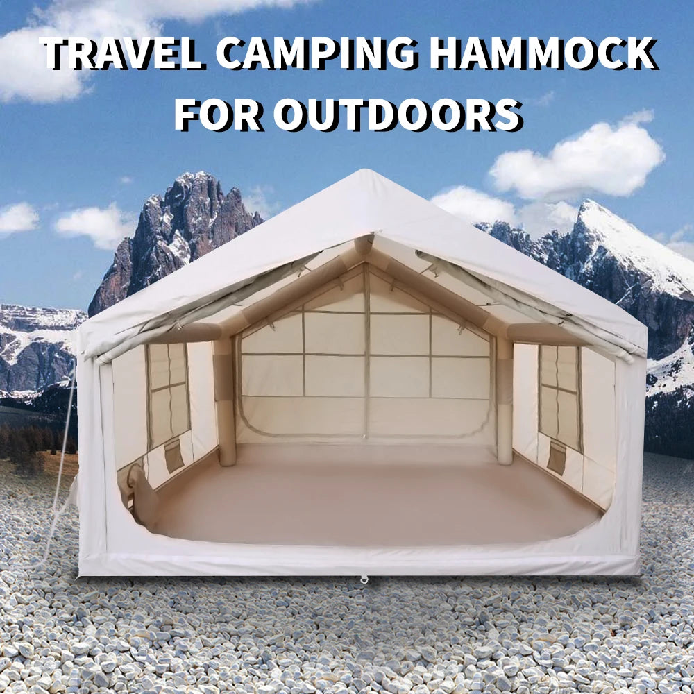 Hot Sale Portable Waterproof Air Inflatable Tent Thickened Rainproof Oxford Cloth for Outdoor Camping Top Camping Equipment