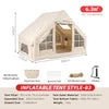 Hot Sale Large Party House Shape Big Space Cube Outdoor Celebrate Party Nightclub Glamping Inflatable Tent