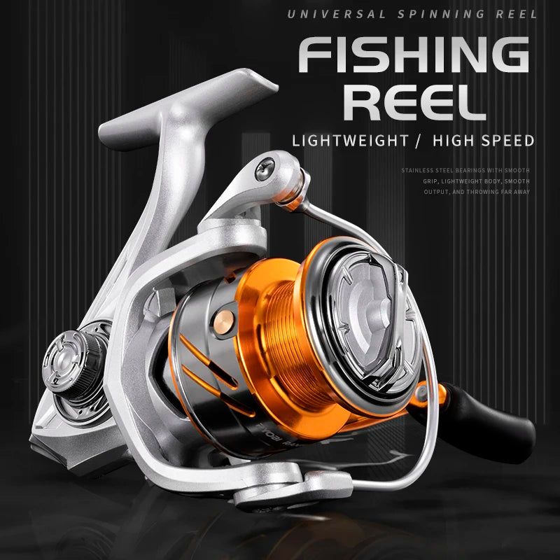 Rooblinos TC 5.2:1 5+1BB Spinning Reel for Sea Fishing, Designed for Carp Fishing, 2000-7000 Series