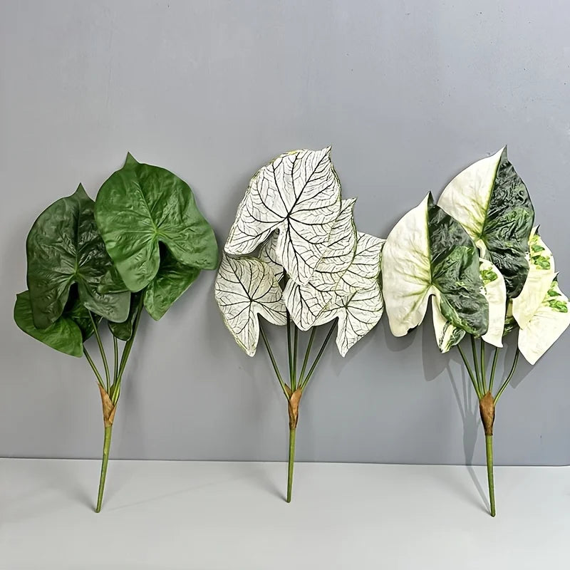 2 Artificial Plant - 27-Inch Faux Calla Lily, Uv-Resistant Imitation Plant, Plastic Artificial Plant, Indoor And Outdoor Garden