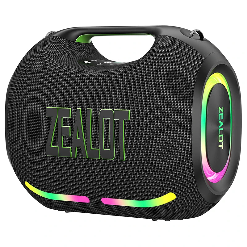 ZEALOT Hot Selling Wireless Speaker ZE01 Big Power IPX6 Waterproof Music Box for Outdoor Party
