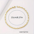 1pc Vintage Boho Style 18K Gold Plated, Silver Plating  Women's Fashion Bracelet, Daily Wear All-Season Jewelry