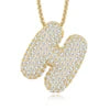 2026 Hot Sale J Letter Moissanite Pendant 26 Letters GRA Certified Iced Out Men Hip Hop Jewelry 925 Silver D Color VVS Pendant