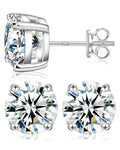 USA Warehouse Luxury Jewelry Classic Screw Back Gold 925 Sterling Silver VVS Moissanite Diamond Stud Earrings for Men Women