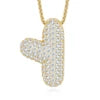 2026 Hot Sale J Letter Moissanite Pendant 26 Letters GRA Certified Iced Out Men Hip Hop Jewelry 925 Silver D Color VVS Pendant