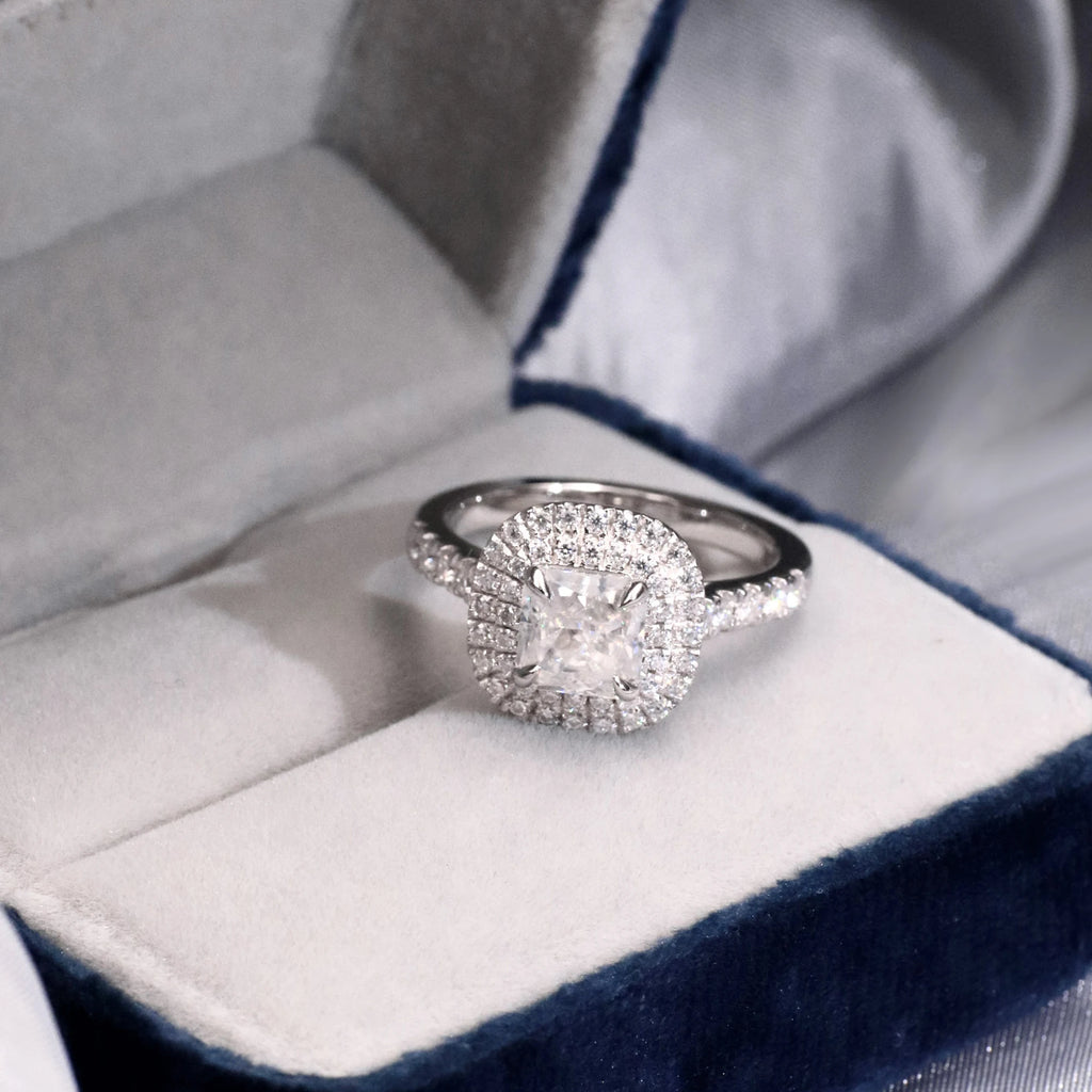 Tianyu Gems Handmade 925 Silver Jewelry Wholesale Radiant Cut Moissanite Diamond 18K Gold Plated Engagement Wedding Women Ring