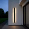 Dimmable Long Outdoor Light IP65 Waterproof Outdoor Sconces Wall Lighting Modern LED Exterior Wall Sconces for Porch House
