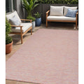 HMS 5' X 7' Indoor Outdoor Area Rug Red Jacquard Polyester for Bedroom Living Room Hallway-for Teens