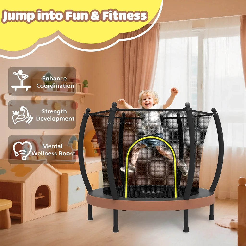 Zoshine Professional 60inch Kids Trampoline-Durable PVC Foam Steel Construction for Safe Outdoor Fun
