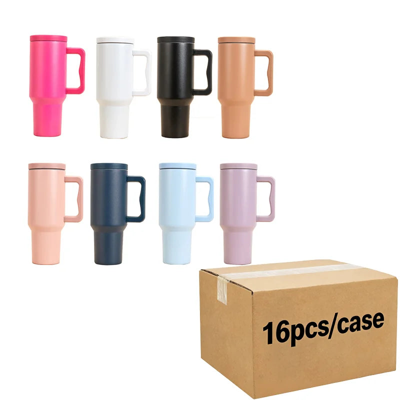Us Warehouse 40 OZ Sparkle Rhinestone Shatterproof Travel Mug 40OZ insulated Tumbler for Home Office Outdoor Daily Use