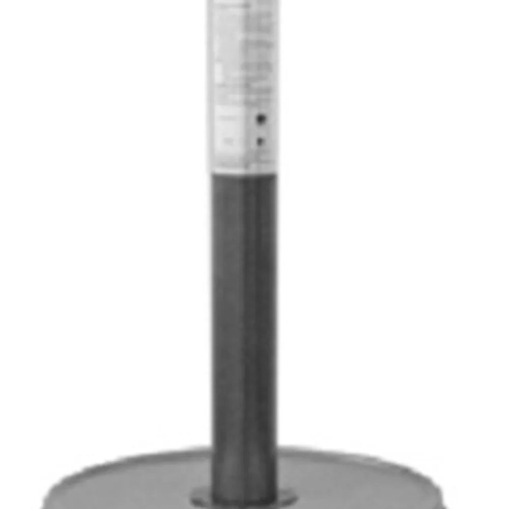 HMS 48000 BTU Silver Steel Propane Patio Heater Outdoor Gas Heater for Winter for Restaurants and Patios