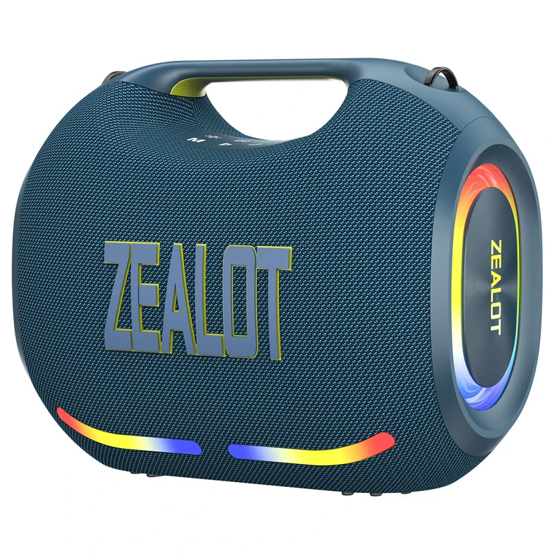 Zealot New 120W Wireless Speaker ZE01 Big Power Large Battery Stereo Sound Music Box for Outdoor Party
