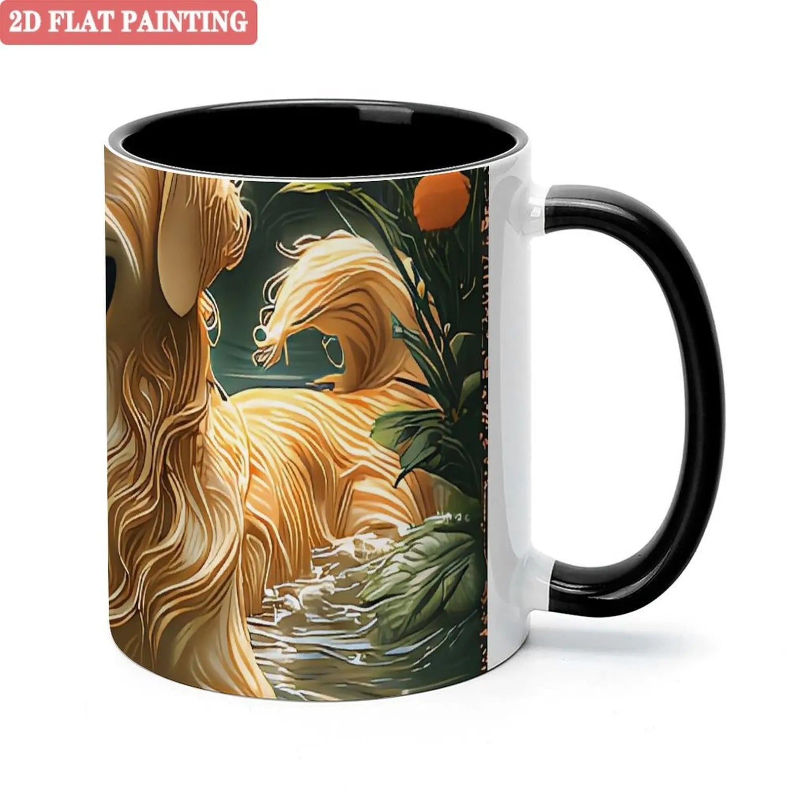 Custom 11oz Ceramic Coffee Mug with Custom Print