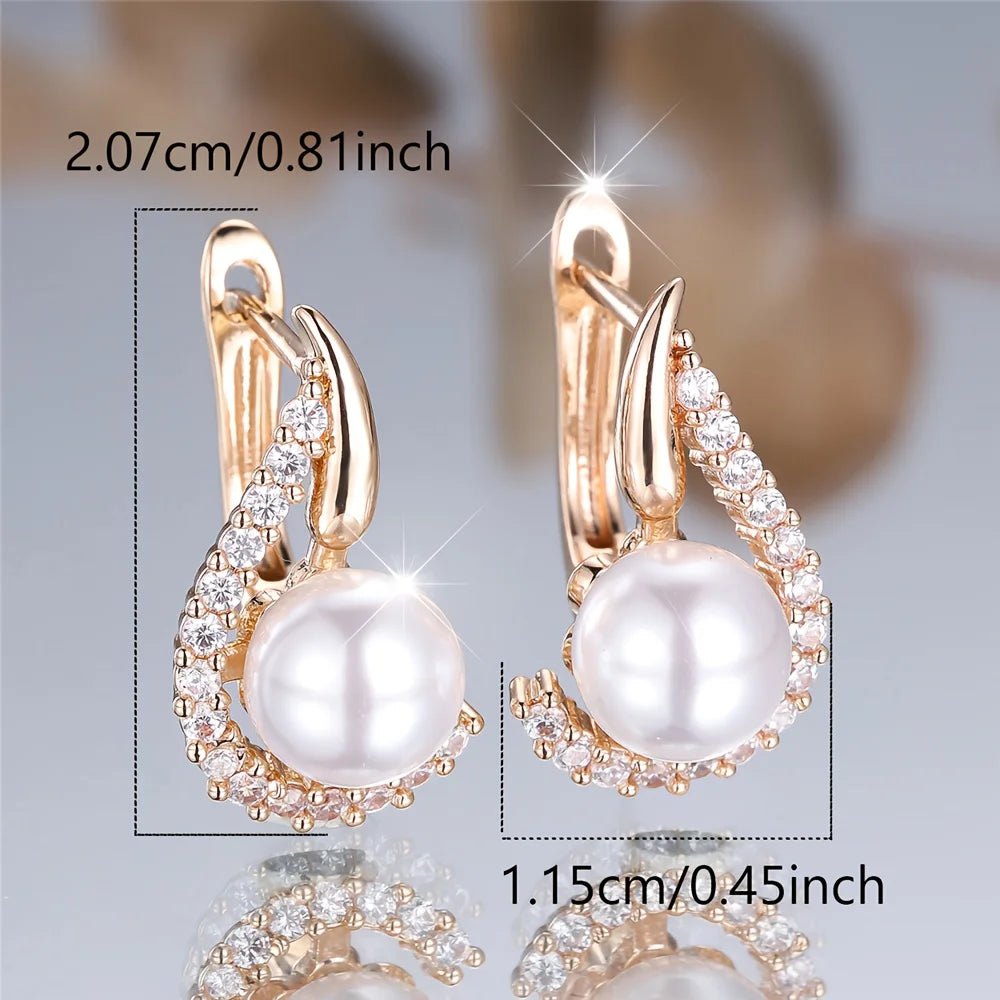 ANGOL a Pair of Classic Fashion Women's Fashion Versatile Jewelry Earrings Suitable for Friends