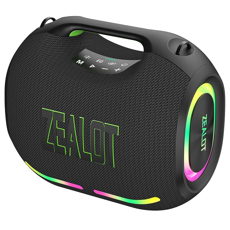 Zealot New 120W Wireless Speaker ZE01 Big Power Large Battery Stereo Sound Music Box for Outdoor Party