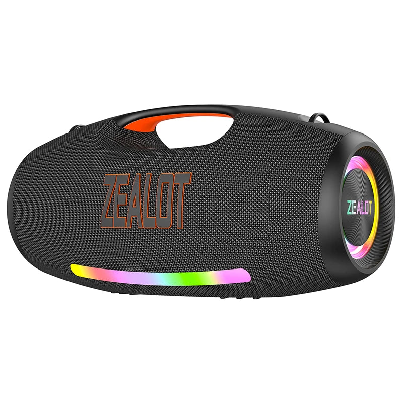 ZEALOT S89 250W Portable Party Speaker | IPX6 Waterproof Outdoor Blue Tooth Speaker with LED Light & Big Battery