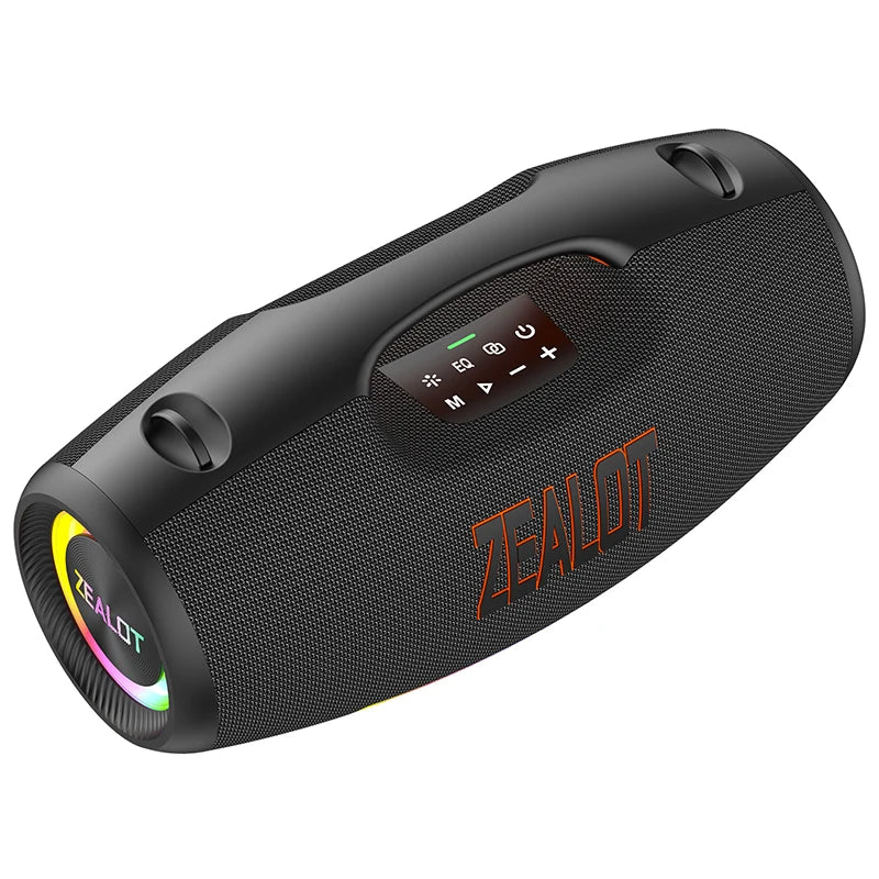 ZEALOT S89 250W Portable Party Speaker | IPX6 Waterproof Outdoor Blue Tooth Speaker with LED Light & Big Battery