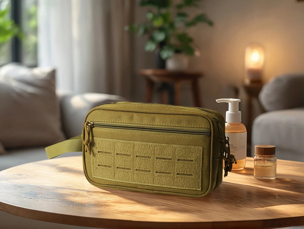 Outdoor Sport 600D Nylon Admin Waist Pouch Laser Tactical Molle Gadget Organizer Zipper EDC Utility Personal Defense Equipment