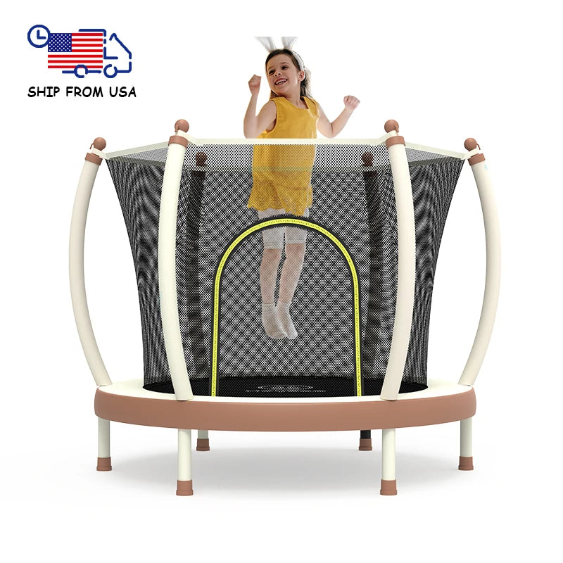Zoshine Professional 60inch Kids Trampoline-Durable PVC Foam Steel Construction for Safe Outdoor Fun