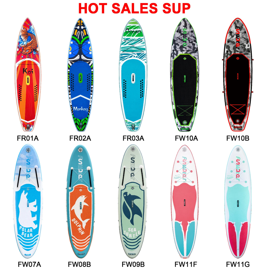 FUNWATER Dropshipping OEM Paddle Board Gonflable Inflatable Stand up sup Padle Board Pedalboard Fishing supboard Suppaddle Bords