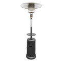 HMS 48000 BTU Silver Steel Propane Patio Heater Outdoor Gas Heater for Winter for Restaurants and Patios
