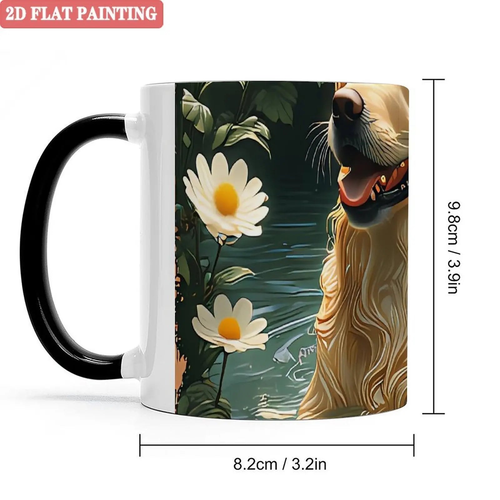 Custom 11oz Ceramic Coffee Mug with Custom Print