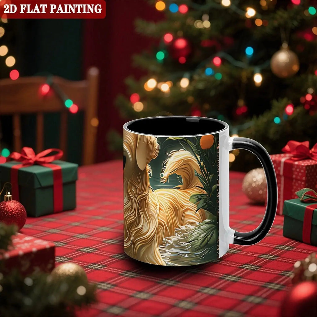 Custom 11oz Ceramic Coffee Mug with Custom Print