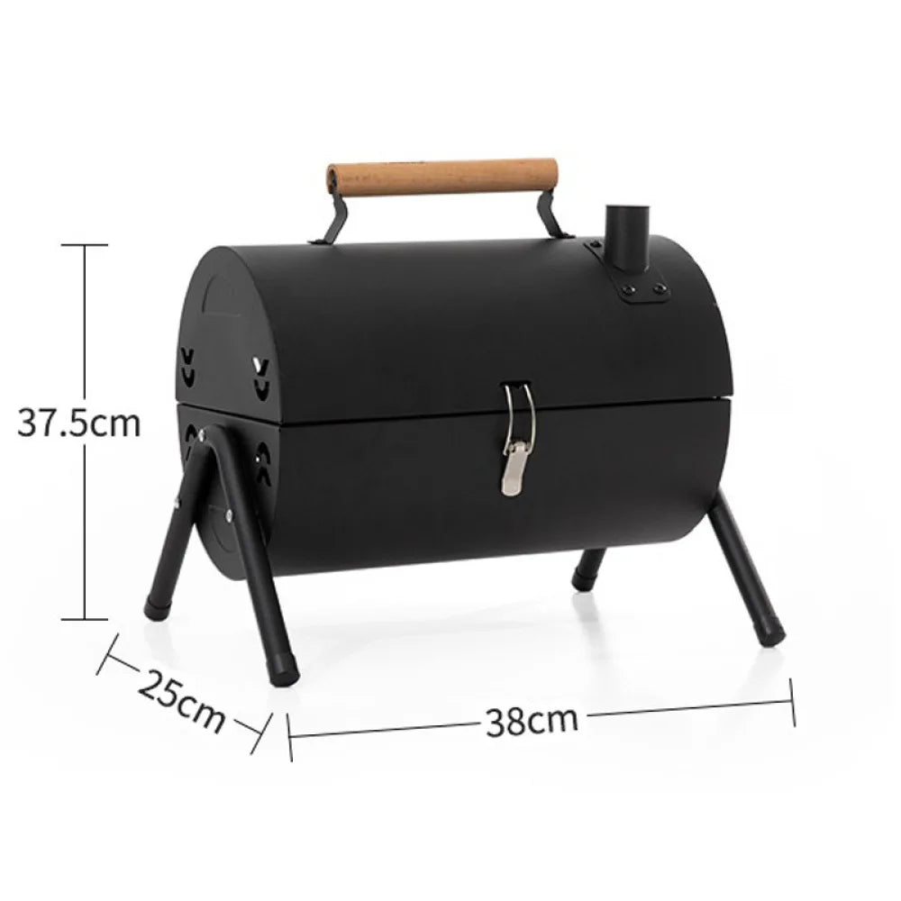 Portable Charcoal Grill, Small Tabletop Barbecue Grill for Outdoor Camping Backyard Party BBQ Cooking