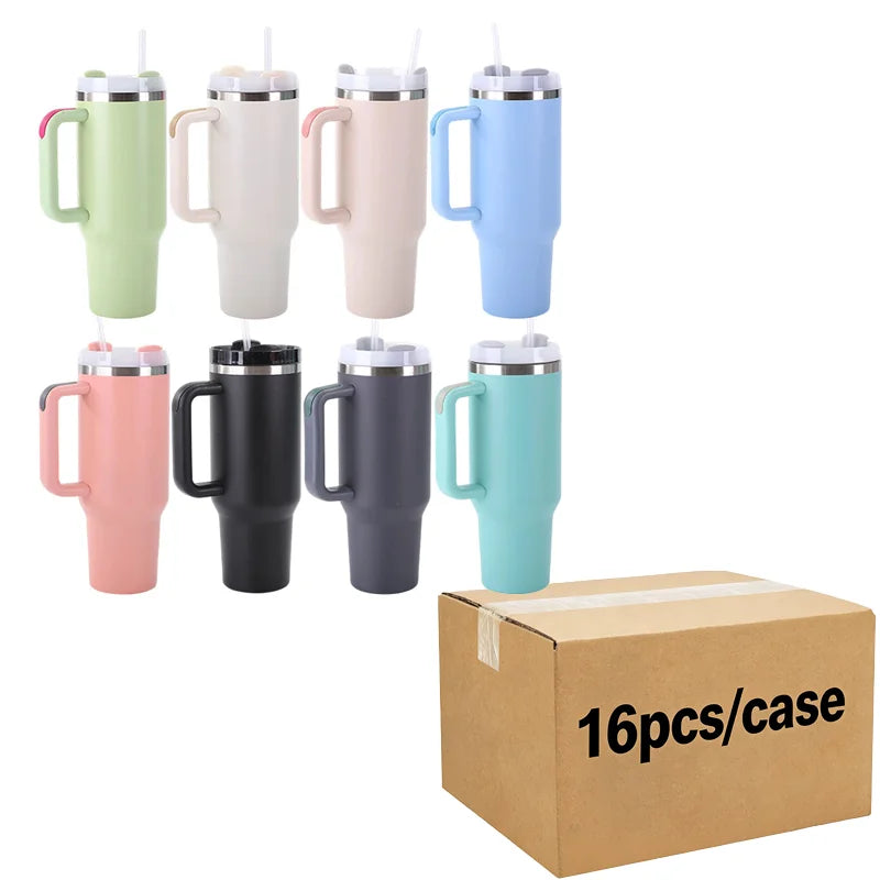 Us Warehouse 40 OZ Sparkle Rhinestone Shatterproof Travel Mug 40OZ insulated Tumbler for Home Office Outdoor Daily Use