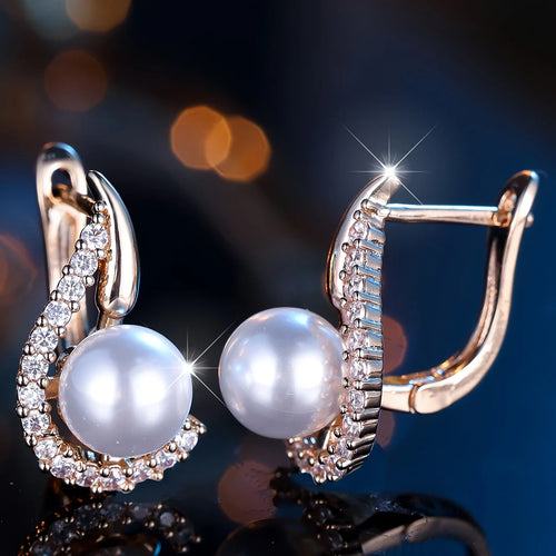 ANGOL a Pair of Classic Fashion Women's Fashion Versatile Jewelry Earrings Suitable for Friends