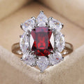 Fashionable Hip Hop CZ Ring Jewelry for Children Religious Gemstone Ring Claw Inlay Brass Plating Various Animal Number