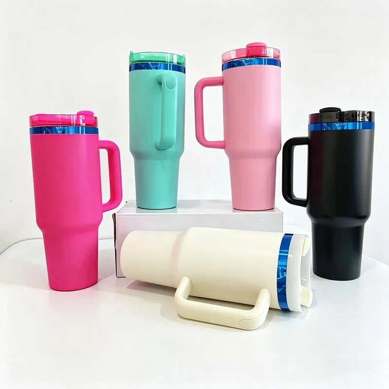 US in Stock 40 Oz H2.0 Double Wall Outdoor Cup Magnesia Porcelain Ramen Bowl 40oz Fda for Daily Office Outdoor Activity