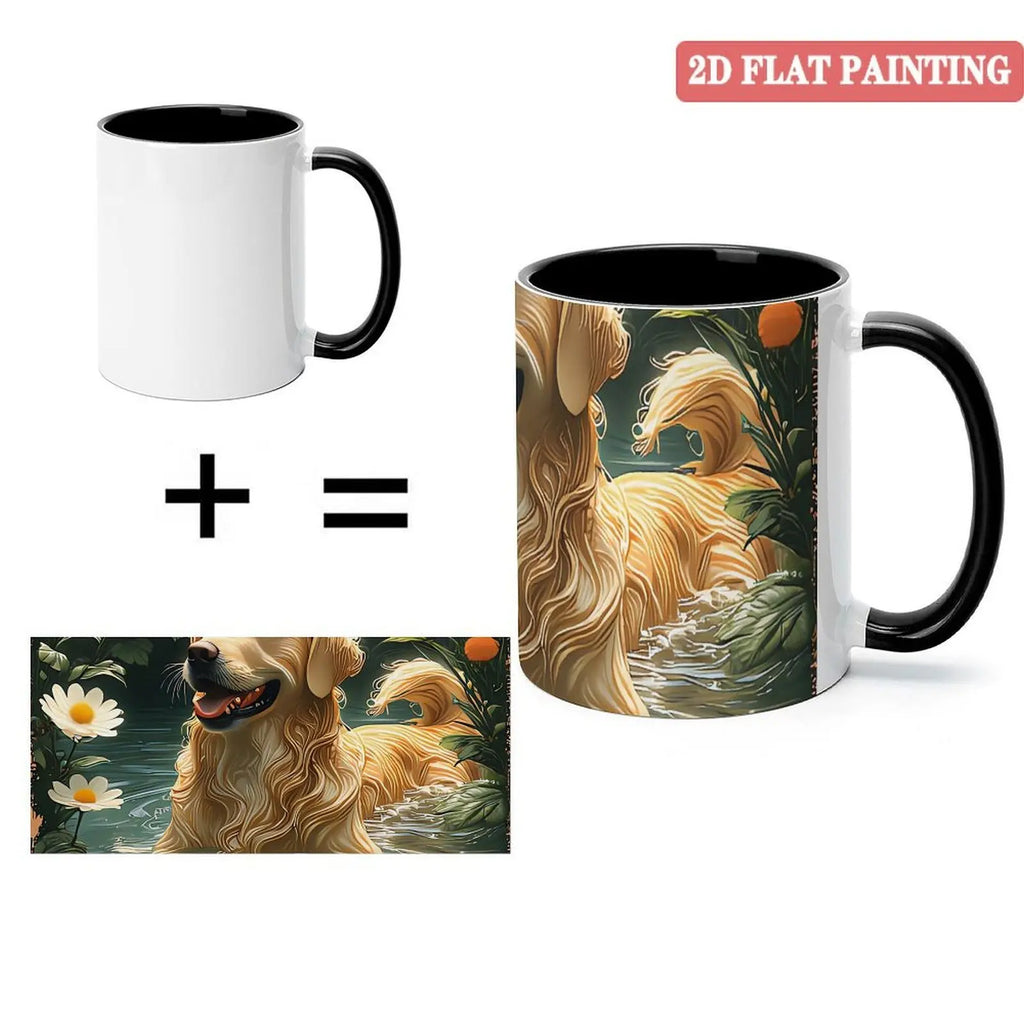 Custom 11oz Ceramic Coffee Mug with Custom Print