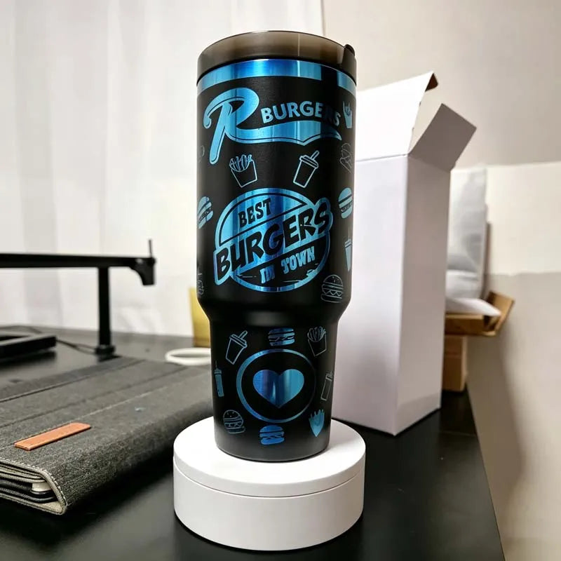 US in Stock 40 Oz H2.0 Double Wall Outdoor Cup Magnesia Porcelain Ramen Bowl 40oz Fda for Daily Office Outdoor Activity