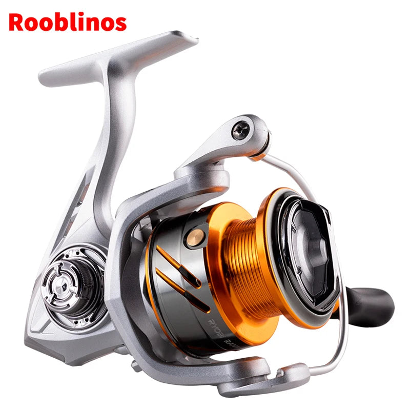 Rooblinos TC 5.2:1 5+1BB Spinning Reel for Sea Fishing, Designed for Carp Fishing, 2000-7000 Series