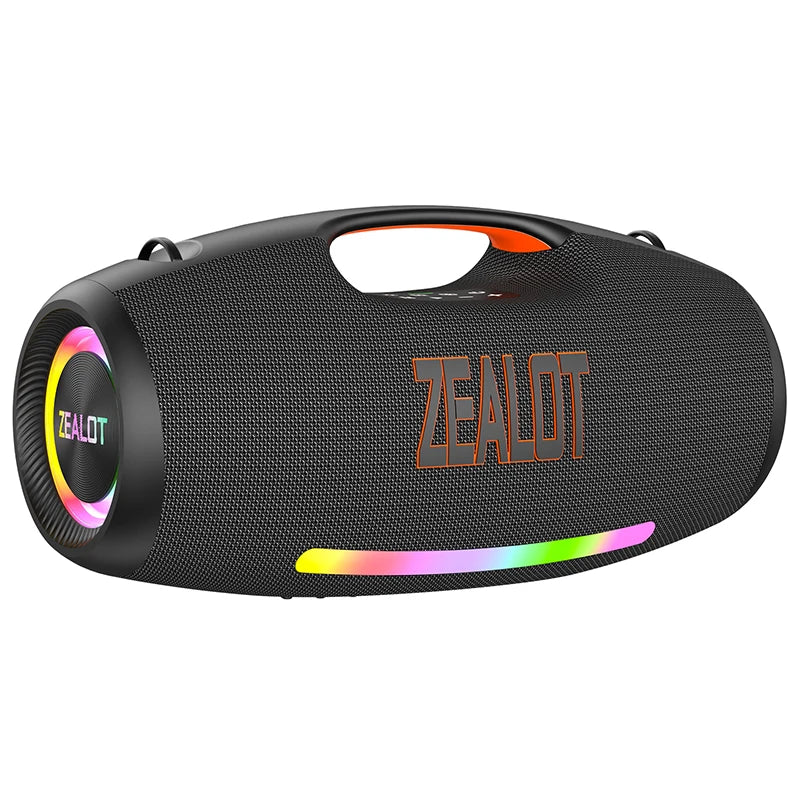 ZEALOT S89 250W Portable Party Speaker | IPX6 Waterproof Outdoor Blue Tooth Speaker with LED Light & Big Battery