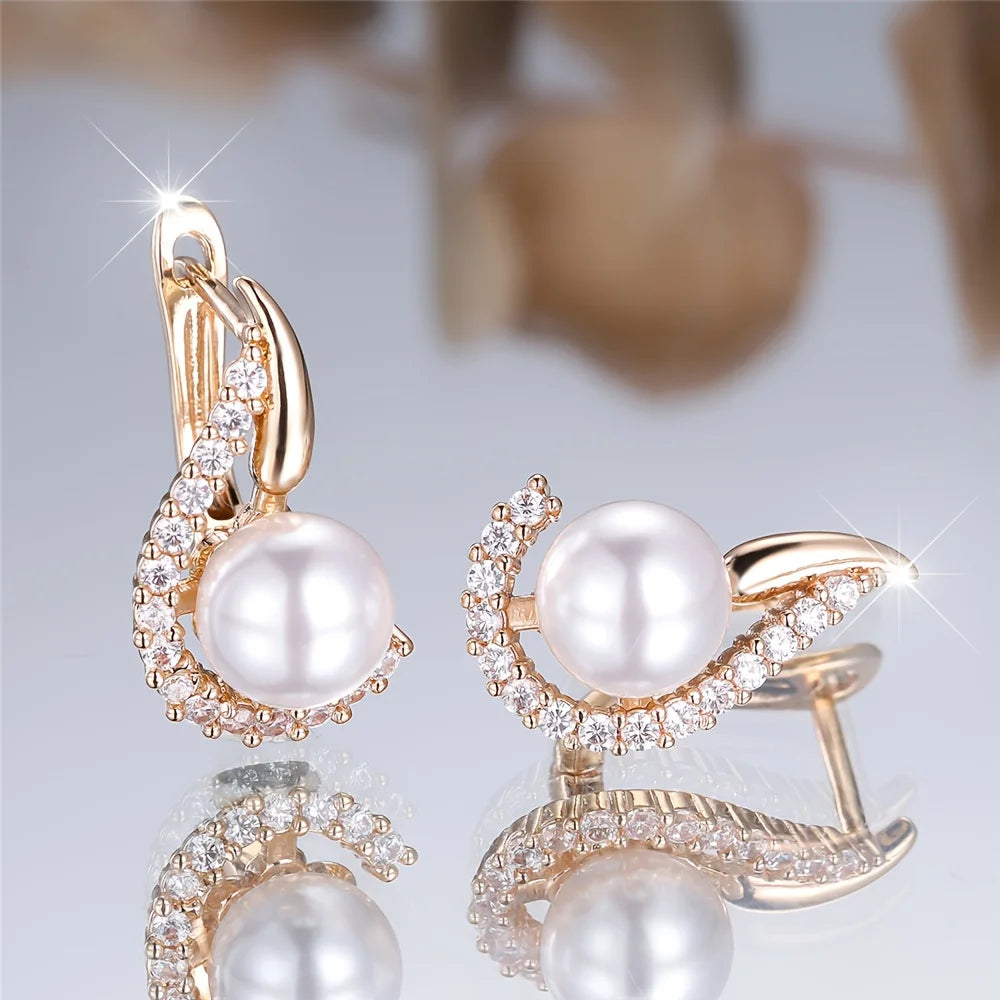 ANGOL a Pair of Classic Fashion Women's Fashion Versatile Jewelry Earrings Suitable for Friends