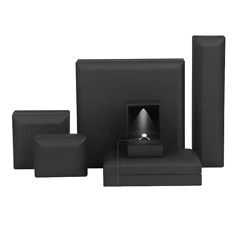 Ring Box Led Jewelry Box Bracelet Green Jewellery Led Jewelry Packaging Jewelry Ring Packaging Luxury Necklace Box for Earring