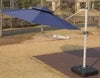 Modern Design Aluminum Wood Grain Powder Coated Pole Outdoor Parasol Umbrella for Patio Courtyard Hotel or Park Furniture