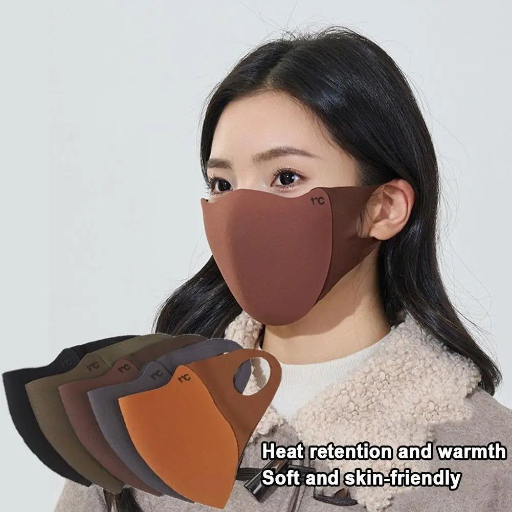 1/2Pcs Autumn Winter Warm Mask Breathable Outdoor Sport Riding Face Mask Traceless Windproof And Cold Proof Face Mask Protection