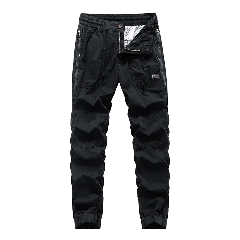 BAPAI Men's Fashion Work Pants Outdoor Wear-resistant Mountaineering Trousers Work Clothes Street Fashion Cargo Pants