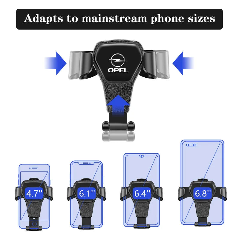 Gravity Car Phone Holder Air Vent GPS Stand Accessories For Opel Insignia Corsa D Mokka Zafira B A Astra H J Adam Combo Antara