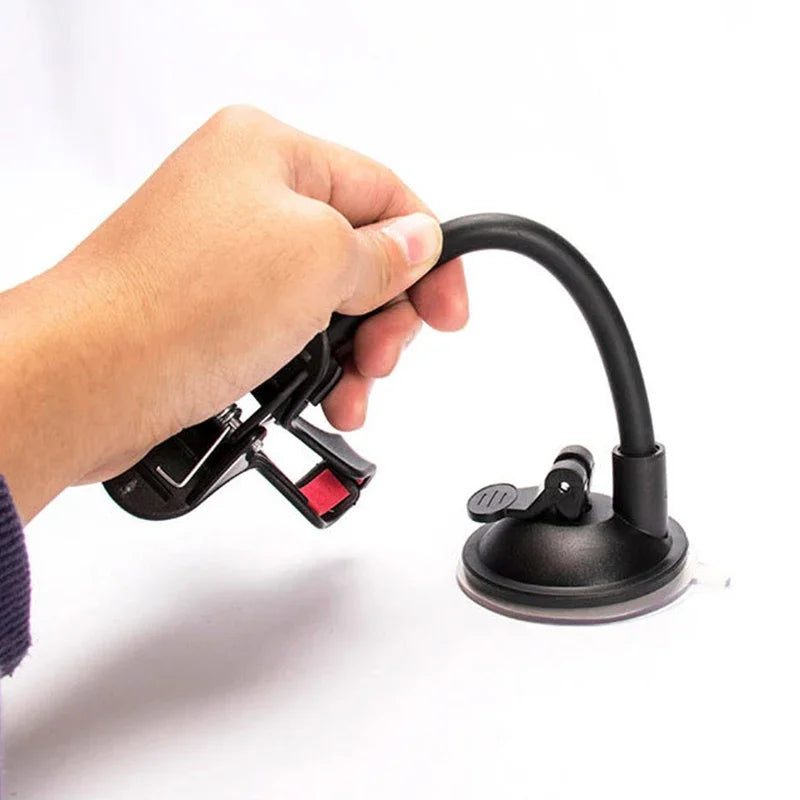 Universal Car Phone Holder 360° Rotating Flexible Windshield Dashboard Mount Cellphone Stand GPS Phone Bracket Auto Accessories