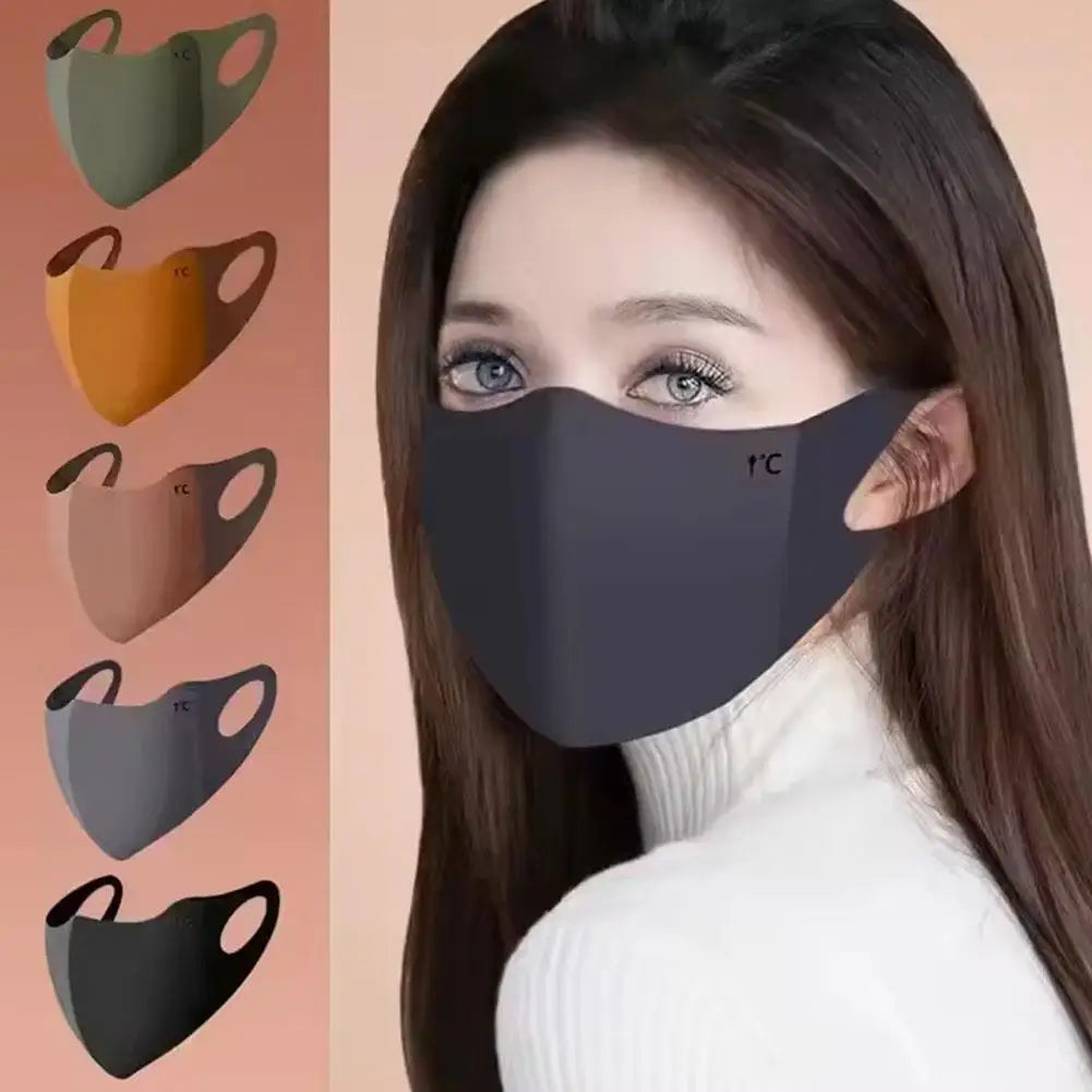 1/2Pcs Autumn Winter Warm Mask Breathable Outdoor Sport Riding Face Mask Traceless Windproof And Cold Proof Face Mask Protection