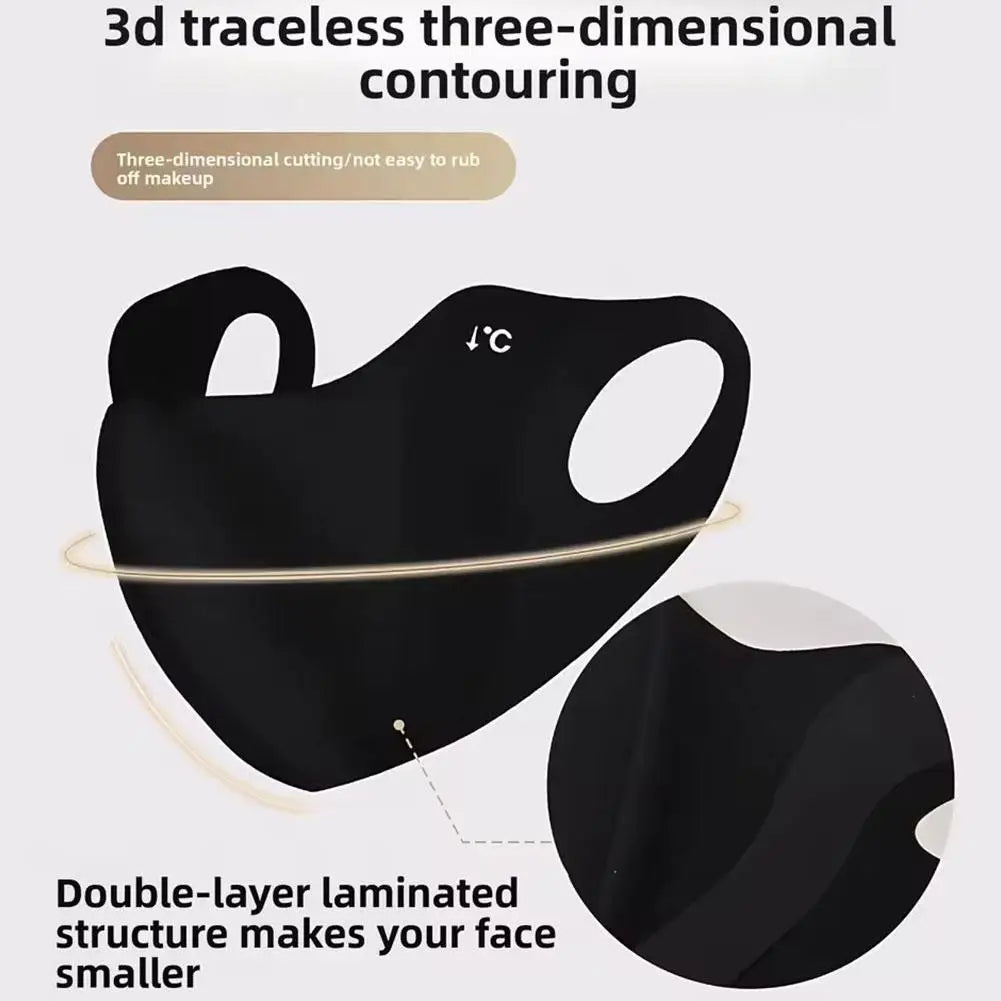 1/2Pcs Autumn Winter Warm Mask Breathable Outdoor Sport Riding Face Mask Traceless Windproof And Cold Proof Face Mask Protection
